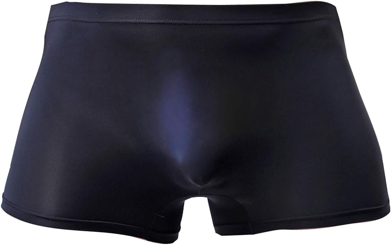 Men Briefs Breathable Ice Silk Boxer Bikinis and Briefs