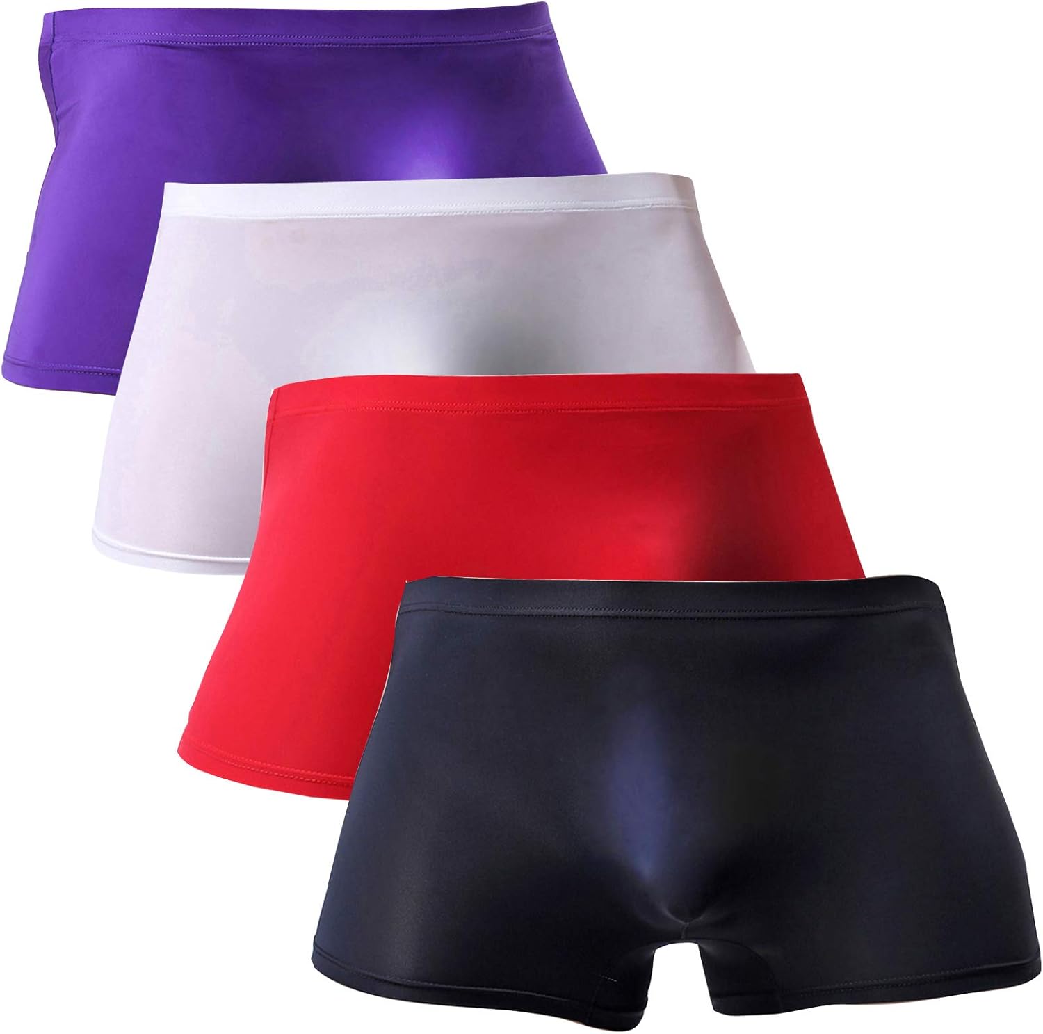 Men Briefs Breathable Ice Silk Boxer Bikinis and Briefs